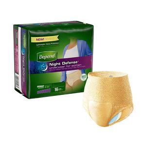Image of Depend Underwear Overnight Absorbency X-Large For Women