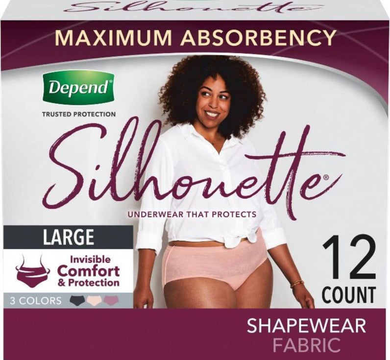 Image of Depend® Silhouette® Incontinence Underwear for Women, Maximum Absorbency