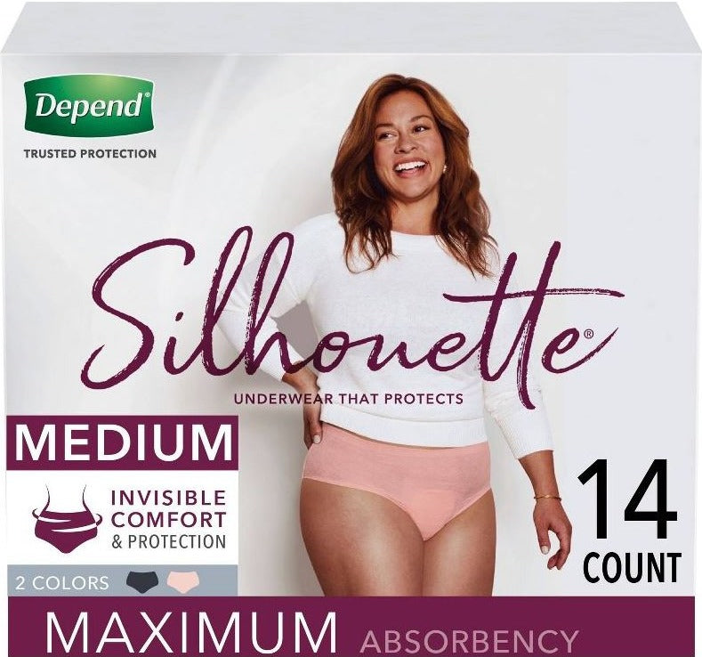 Image of Depend® Silhouette® Incontinence Underwear for Women, Maximum Absorbency