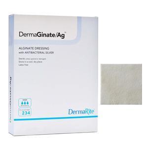 Image of Dermarite DermaGinate® Ag Alginate Wound Dressing with Antibacterial Silver, 4" x 5"