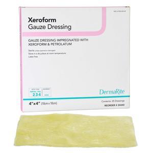 Image of Dermarite Xeroform Gauze Wound Dressing, 4" x 4"