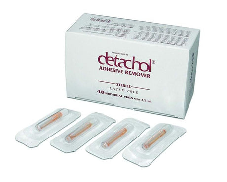 Image of Detachol® Adhesive Remover 2/3cc Vial, Non-Irritating - Box of 48