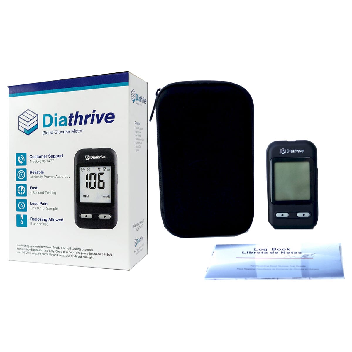 Diathrive Blood Glucose Meter Save Rite Medical