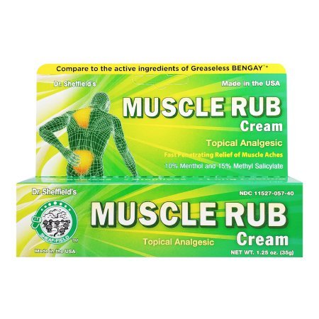 Image of Dr. Sheffield's Muscle Rub Cream Topical Analgesic, 1.25oz