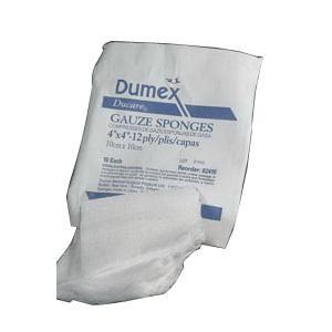 Image of Ducare Non-Sterile Woven Gauze Sponge 4" x 3", 8-Ply