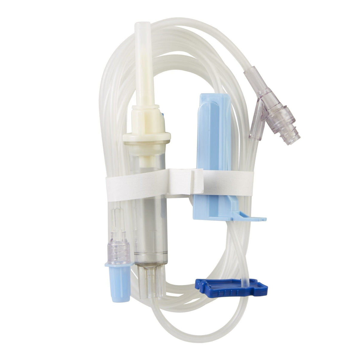 Image of Duo-Vent Spike Solution Set with 1 Clearlink, Male Luer Lock, 10 Drops / mL, 92" - Case of 48