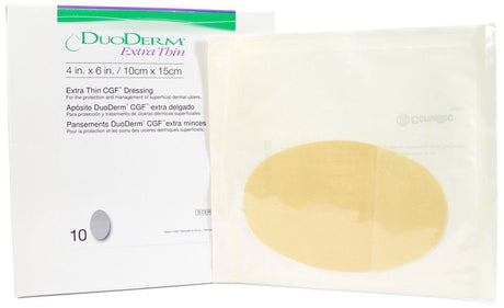 Image of DuoDERM CGF Extra Thin Dressing Oval 4" x 6"