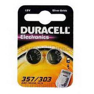 Image of Duracell 1.5 V Silver Oxide Watch Battery # 357