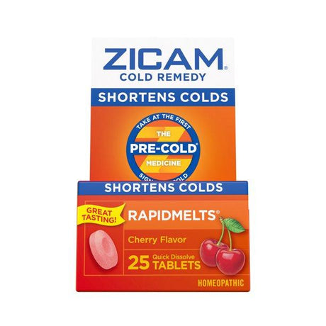 Image of Emerson Zicam® Rapidmelt® Cold Remedy Tablet, Cherry, 25 count