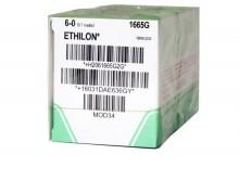 Image of Ethicon 1665G ETHILON Suture, Precision Point - Reverse Cutting, PS-3 16mm 3/8 Circle, 18", 6-0