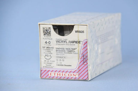 Image of Ethicon 4-0 Vicryl Rapide Undyed 18" PC-1 Cutting