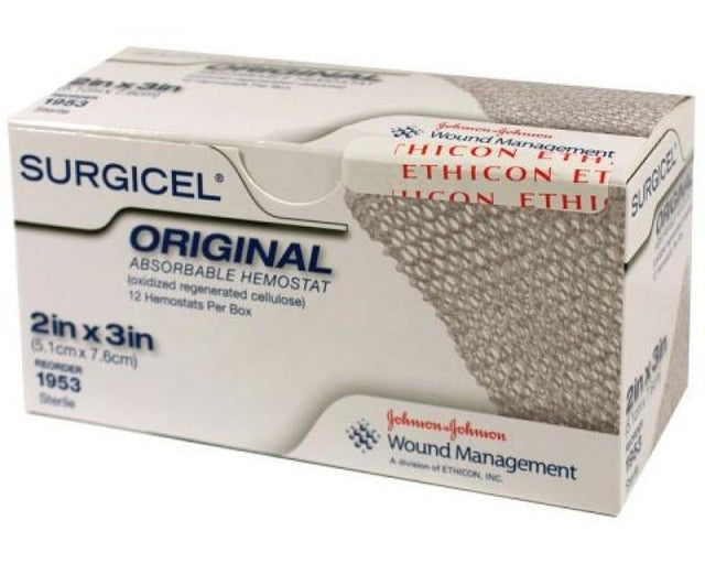 Image of Ethicon Surgicel 2" X 3" Absorbable Hemostat