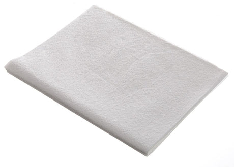 Image of Exam Drape Sheet 40 in x 48 in White Tissue Disposable