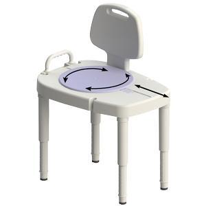 Image of Extra Wide Tall-Ette Elevated Toilet Seat with Aluminum Legs