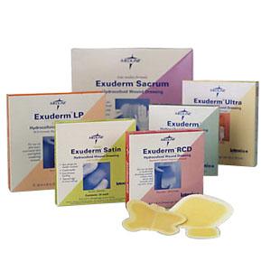 Image of Exuderm Low Profile Colloidal Hydrocolloid Dressing 4" x 4"