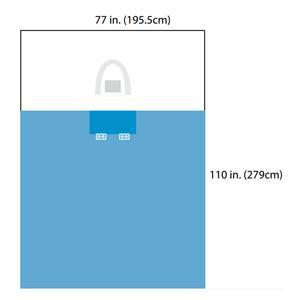 Image of Eyescape Clear Eye Drape with Pouch, 77" 110", Sterile