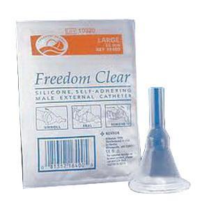 Image of Freedom Clear Self-Adhering Male External Catheter, 31 mm