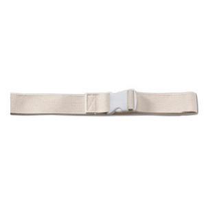 Image of Gait Belt, Plastic Buckle, White, 54"