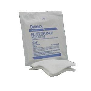 Image of Gazetex 100% Cotton Non-Sterile Fluff Sponge 7-3/4" x 8-3/4", 6-Ply