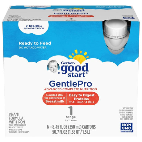 Image of Gerber Good Start GentlePro Ready-to-Feed, Tetra Pack, 8.45 fl oz