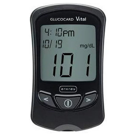 Image of Glucocard Vital Blood Glucose Meter, Black
