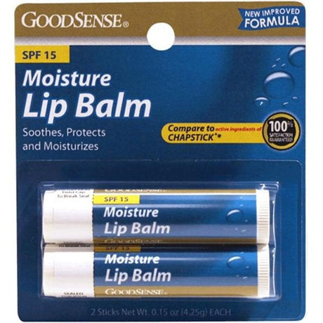 Image of GoodSense® Moisture Lip Balm with SPF 15, 0.15 oz