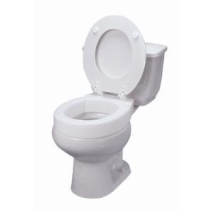 Image of Hinged Elevated Toilet Seat, Standard, 4"