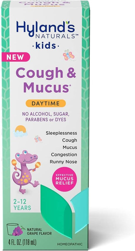 Image of Hyland's 4 Kids Cold and Mucus, 4 oz