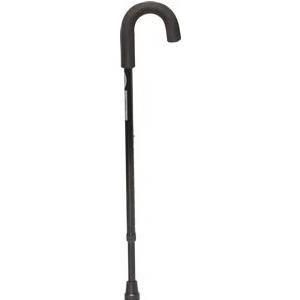 Image of J-Hook Push Button Cane, 250 lb Weight Capacity
