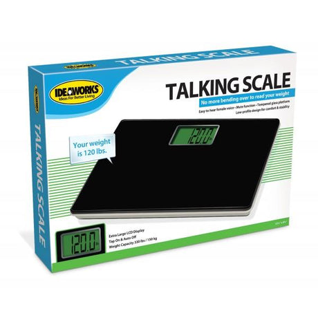 Image of Jobar® Talking Scale, 330 lb Capacity, 12.2" x 8.26" Platform