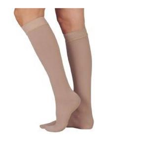 Image of Juzo Dynamic Knee-High with 5 cm Silicone Band, 30-40, Full Foot, Beige, Size 4