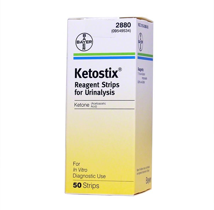 Image of Ketostix® Reagent Test Strip, Urine Ketone, Dip-and-read Test - Box of 50