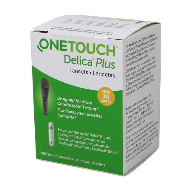 Image of Lifescan OneTouch® Delica® Plus Phlebotomy Lancet, 30G OD (100 count)