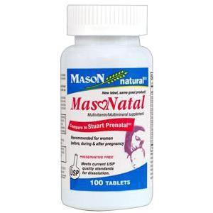 Image of Masonatal compare to Stuart Natal Prenatal Tabs, 100 Count