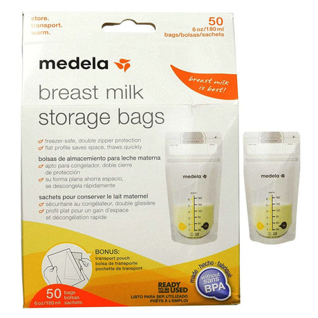Image of Medela Breast Milk Storage Bag, 50 Count