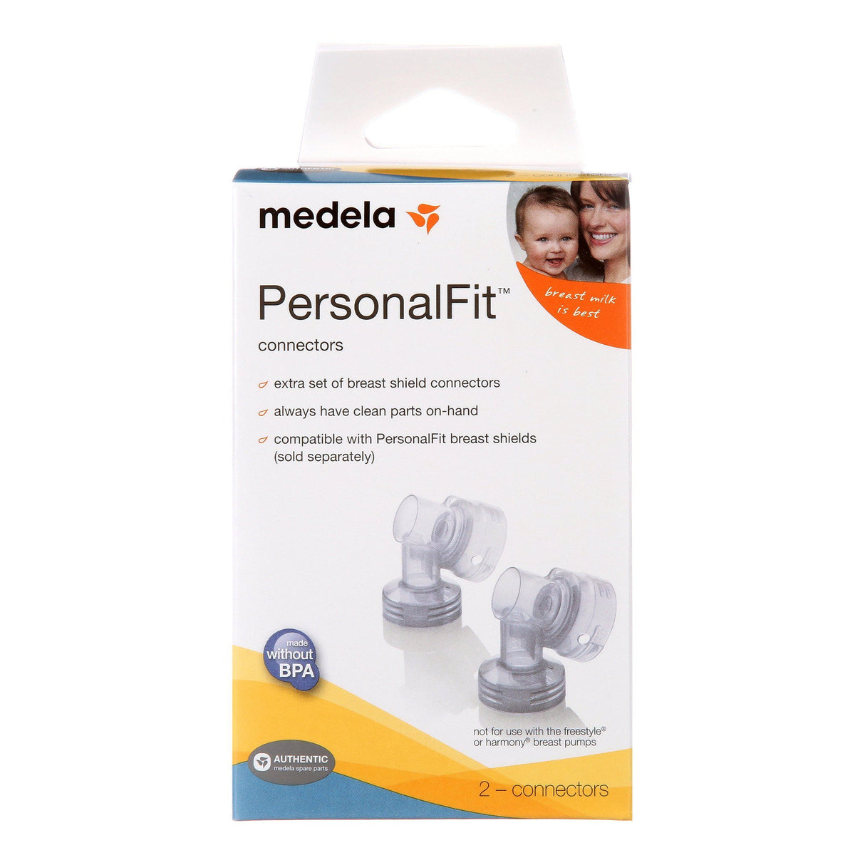 Image of Medela® Personalfit Connectors (1 Pair)