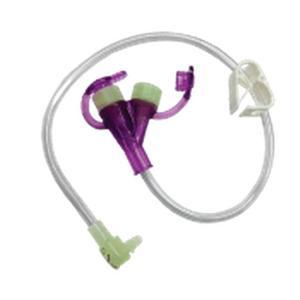 Image of Mini ONE Continuous Feeding Set 24" Purple Enfit Adapter Both Ports