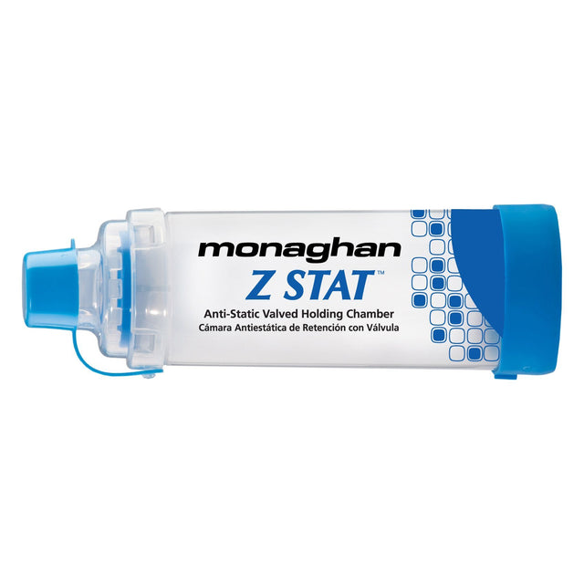 Image of Monaghan Aerochamber Plus Z STAT Anti-Static Valved Holding Chamber FLOWSIGNAL Whistle