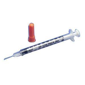 Image of Monoject Rigid Pack Regular Tip Insulin Syringe 1 mL