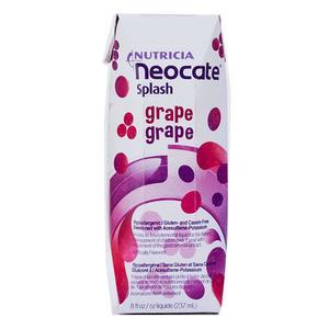Image of Neocate Splash Amino Acid-Based Formula, Grape Flavor, 8 oz