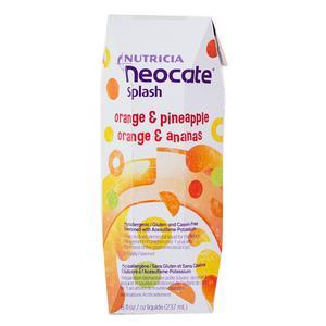 Image of Neocate Splash Amino Acid-Based Formula, Orange-Pineapple Flavor, 8 oz