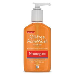 Image of Neutrogena Oil-Free Acne Wash, 6 fl oz