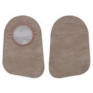 Image of Hollister New Image Two-Piece Closed Pouch, 2-1/4" Flange, Filter, 9" L, Beige