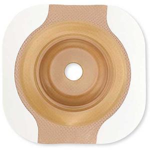 Image of Hollister CeraPlus 1-1/4" Pre-Cut Convex Skin Barrier with Tape, 2-1/4" Flange Red