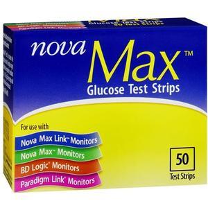 Image of Nova Max Blood Ketone Test Strip (10 count)