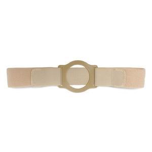 Image of Nu-Comfort 2" Wide Beige Support Belt Large Oval. Ring Plate 28"-31" Waist Small, Latex-Free