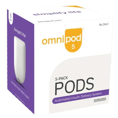 Image of OmniPod 5 G6 Pods - Pack of 5