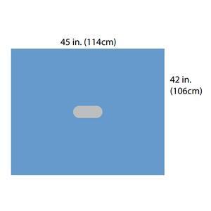 Image of Ophthalmic Incise Drape, 45" 42", Nonsterile