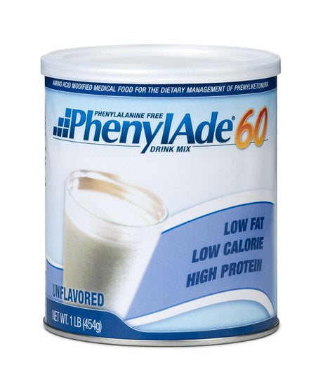Image of PhenylAde 60 Drink Mix 1 lb Can, Unflavored