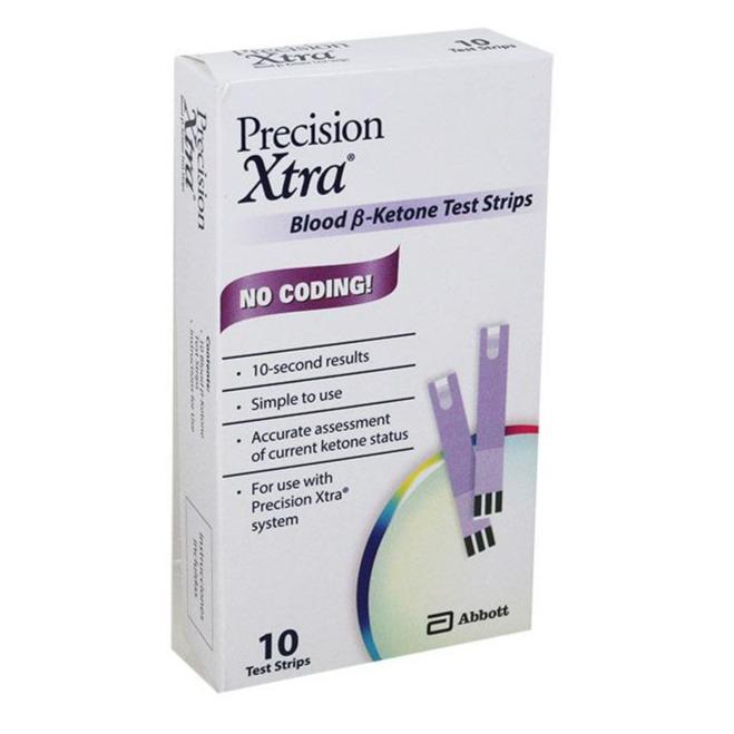 Image of Precision Xtra End/Top Fill Blood Ketone Strip